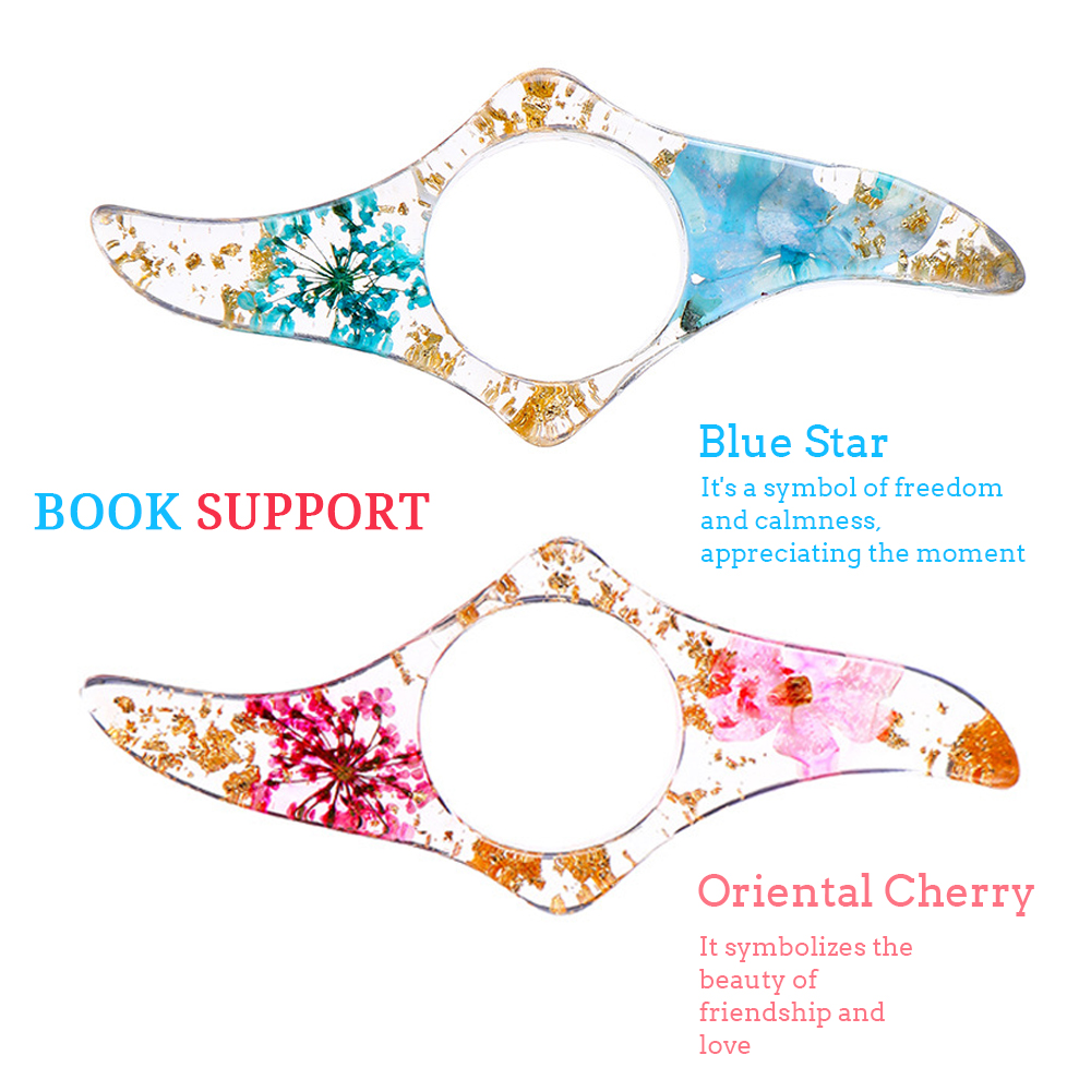 Dried Flower Bookmark - Wykwintny Podpórka do Książek z Suszonymi