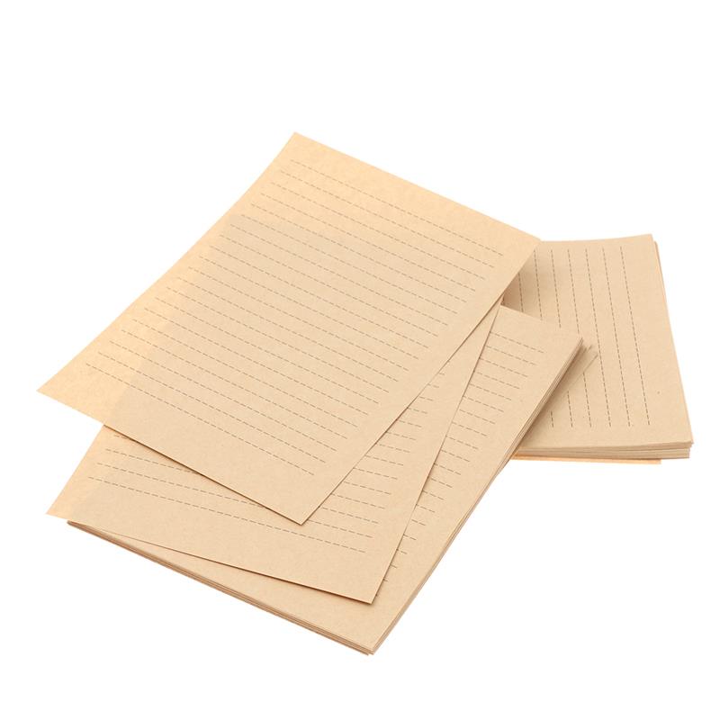 Wax Seal Letter Kit - 50/100 arkuszy A5 Vintage papier pakowy
