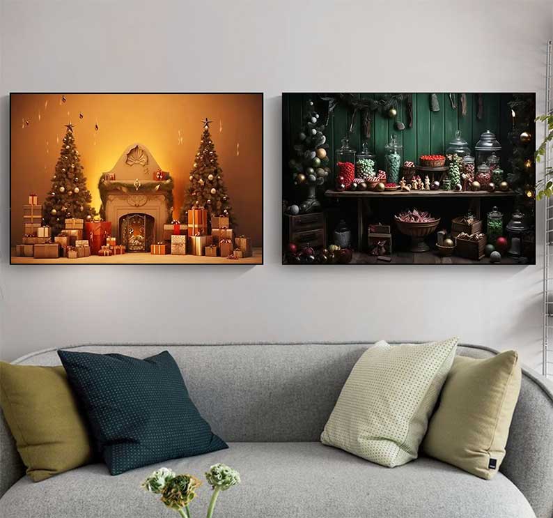 1 szt. bezramowy Duży Świątecz – Family Tree Print recenzja i cena