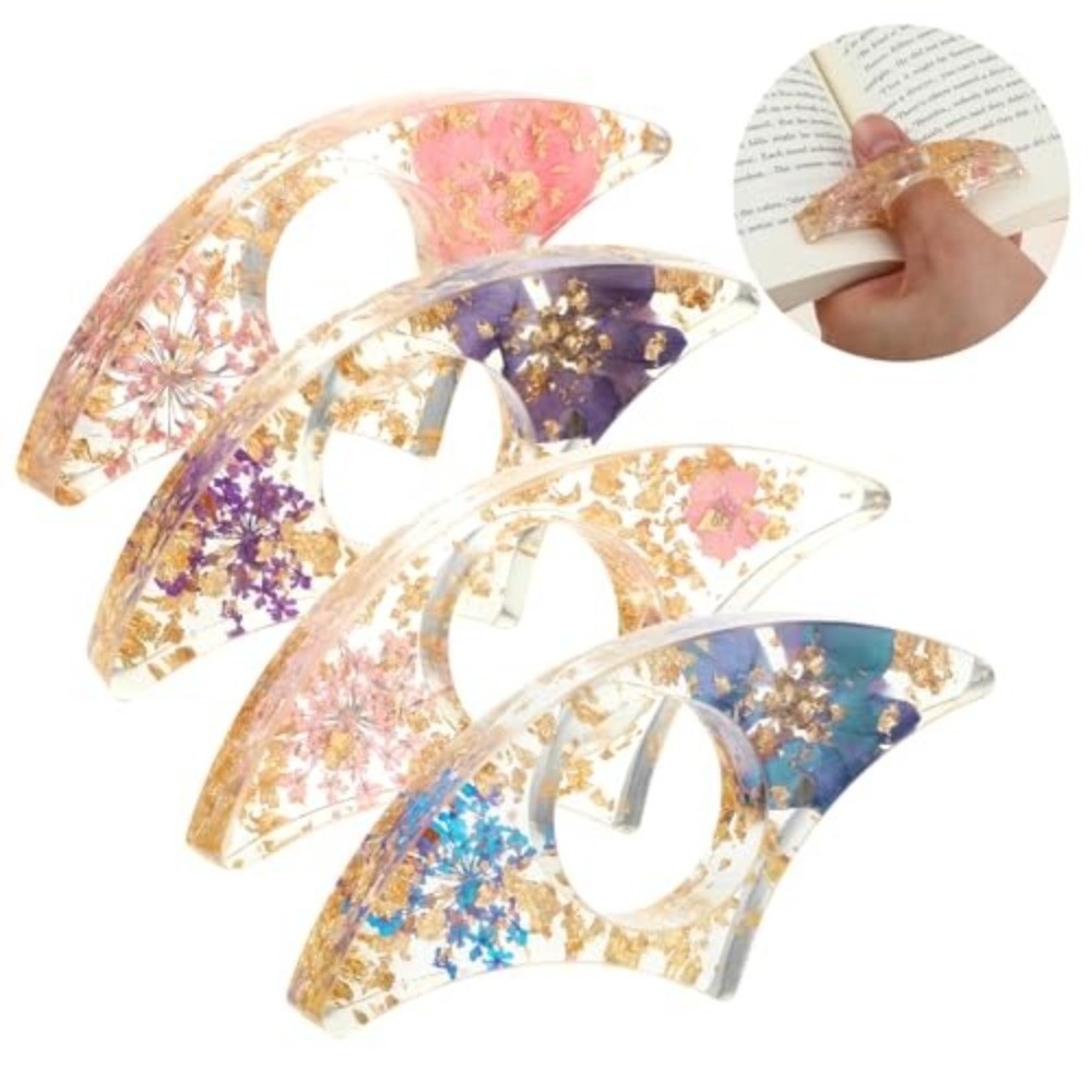 4 SZT. Prezent Suszone Kwiaty  – Dried Flower Bookmark recenzja i cena