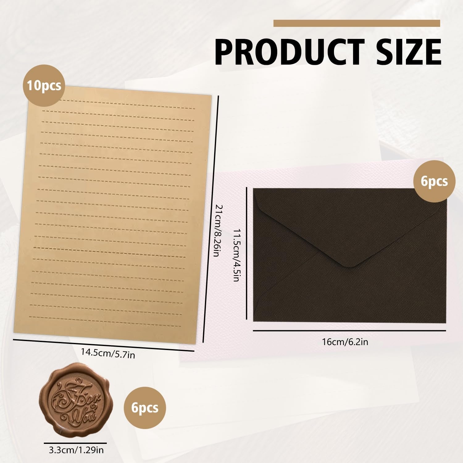 22-częściowy zestaw papieru do – Wax Seal Letter Kit recenzja i cena
