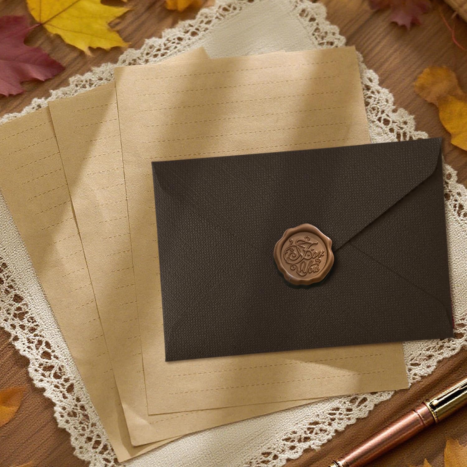 22-częściowy zestaw papieru do – Wax Seal Letter Kit recenzja i cena