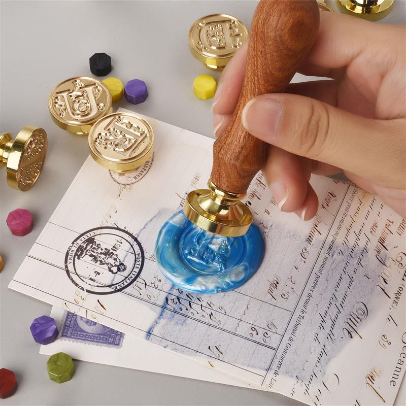 A-Z Vintage Sealed Wax Stamp H – Wax Seal Letter Kit recenzja i cena